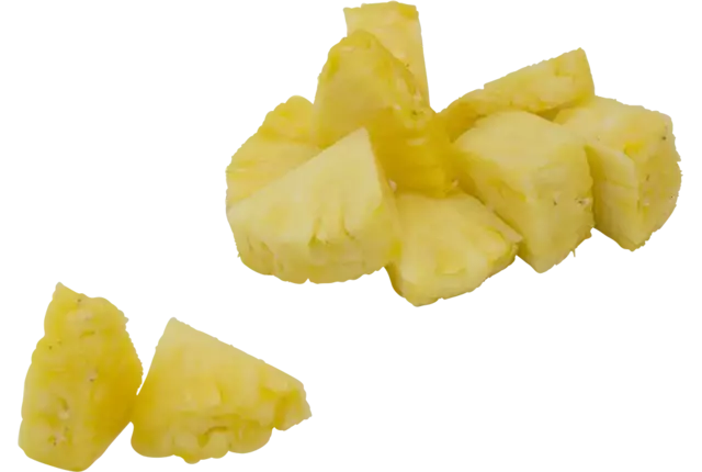 Halve ananas maantjes 1kg kist 8 stuks